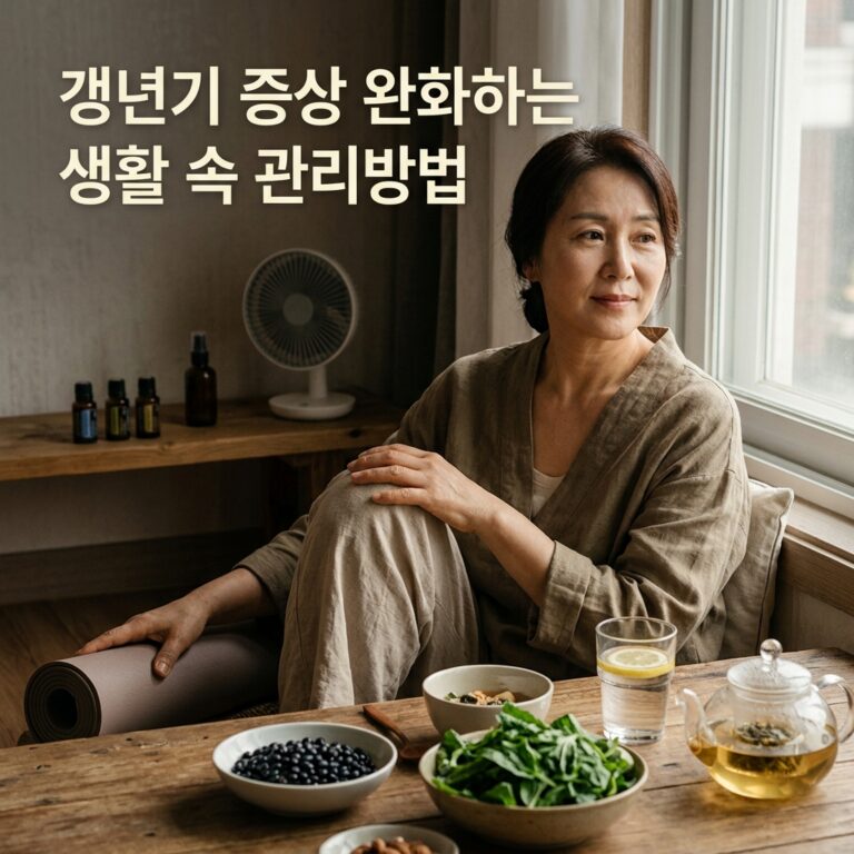 “참지 마세요~” 갱년기 증상 완화하는 생활 속 관리방법